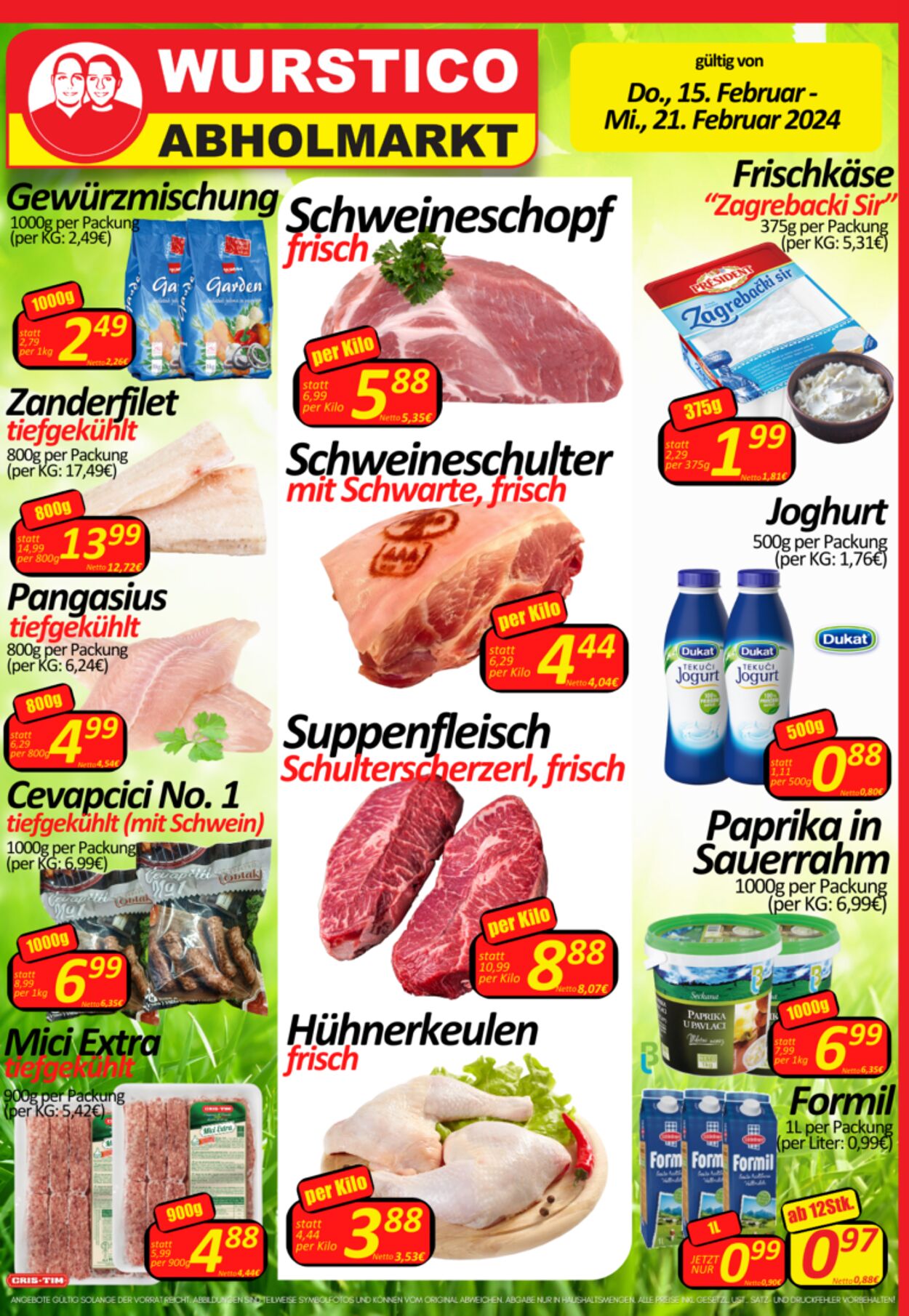 Prospekt Wurstico 15.02.2024 - 21.02.2024