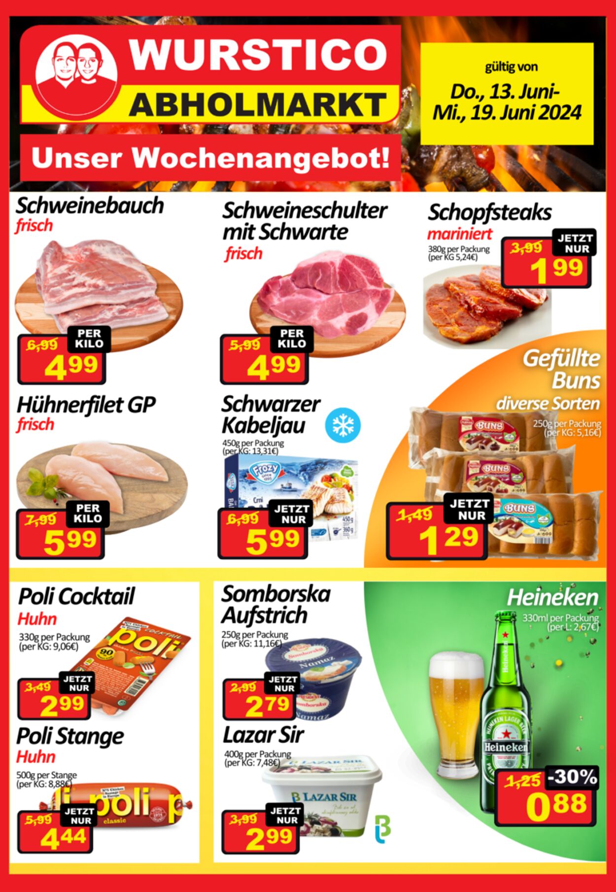 Prospekt Wurstico 13.06.2024 - 19.06.2024