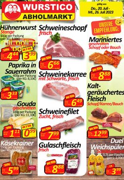 Prospekt Wurstico 20.07.2023 - 26.07.2023