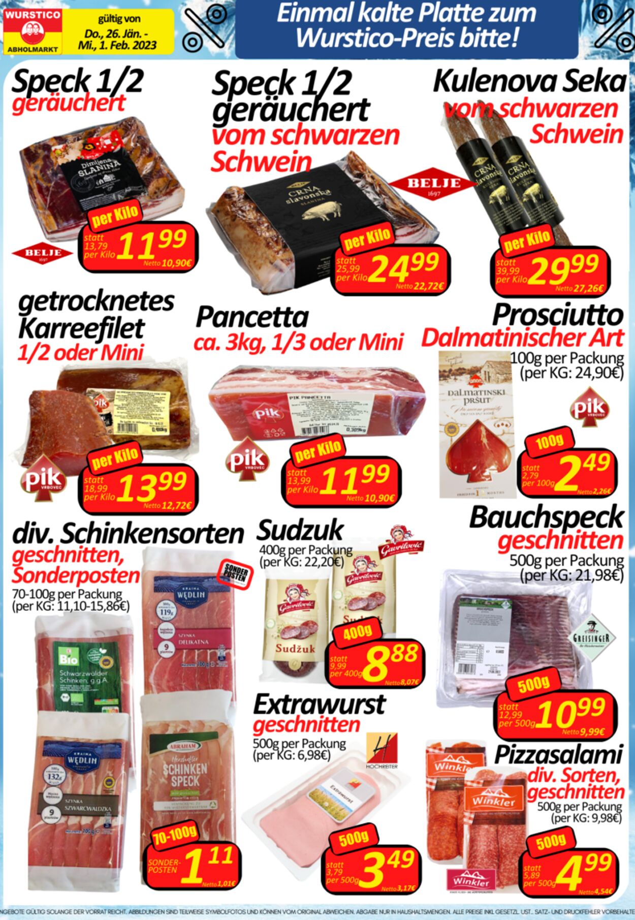 Prospekt Wurstico 02.02.2023 - 08.02.2023