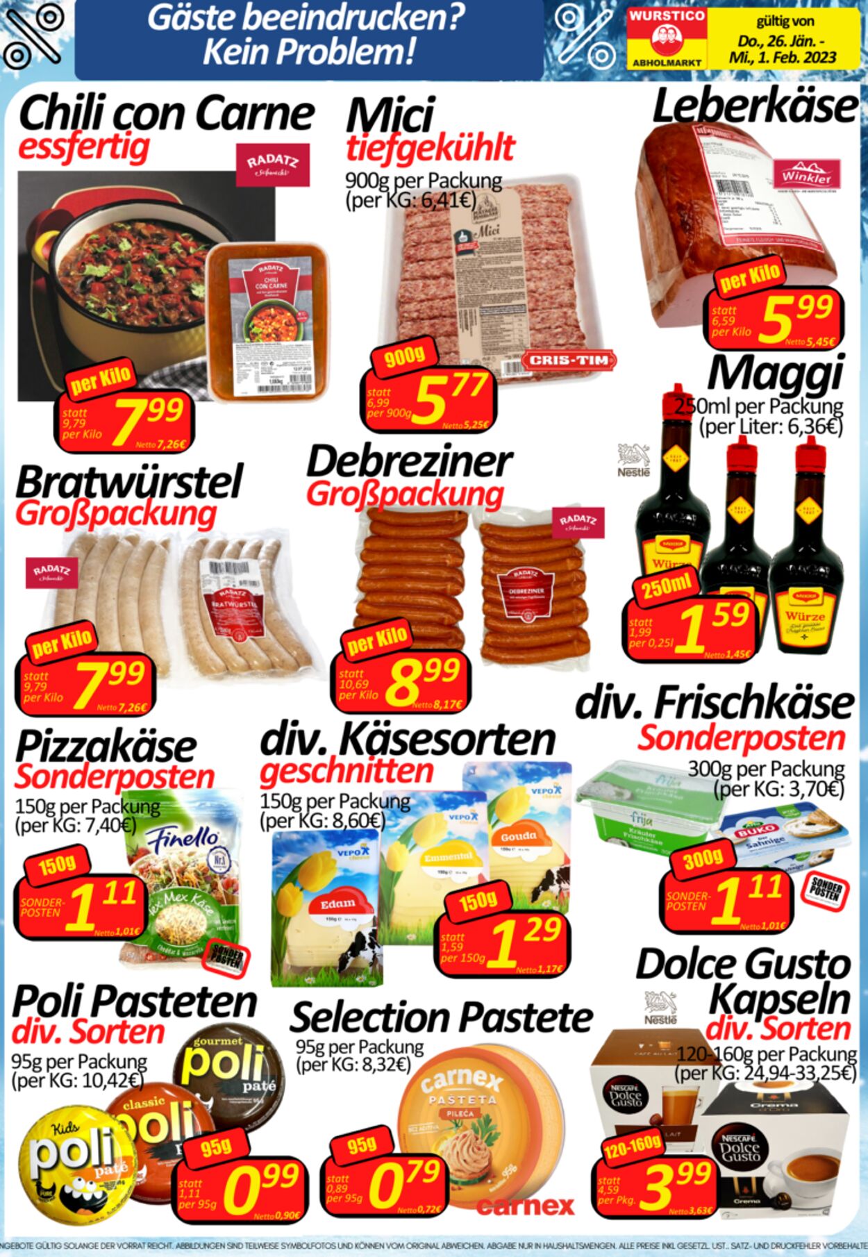 Prospekt Wurstico 02.02.2023 - 08.02.2023