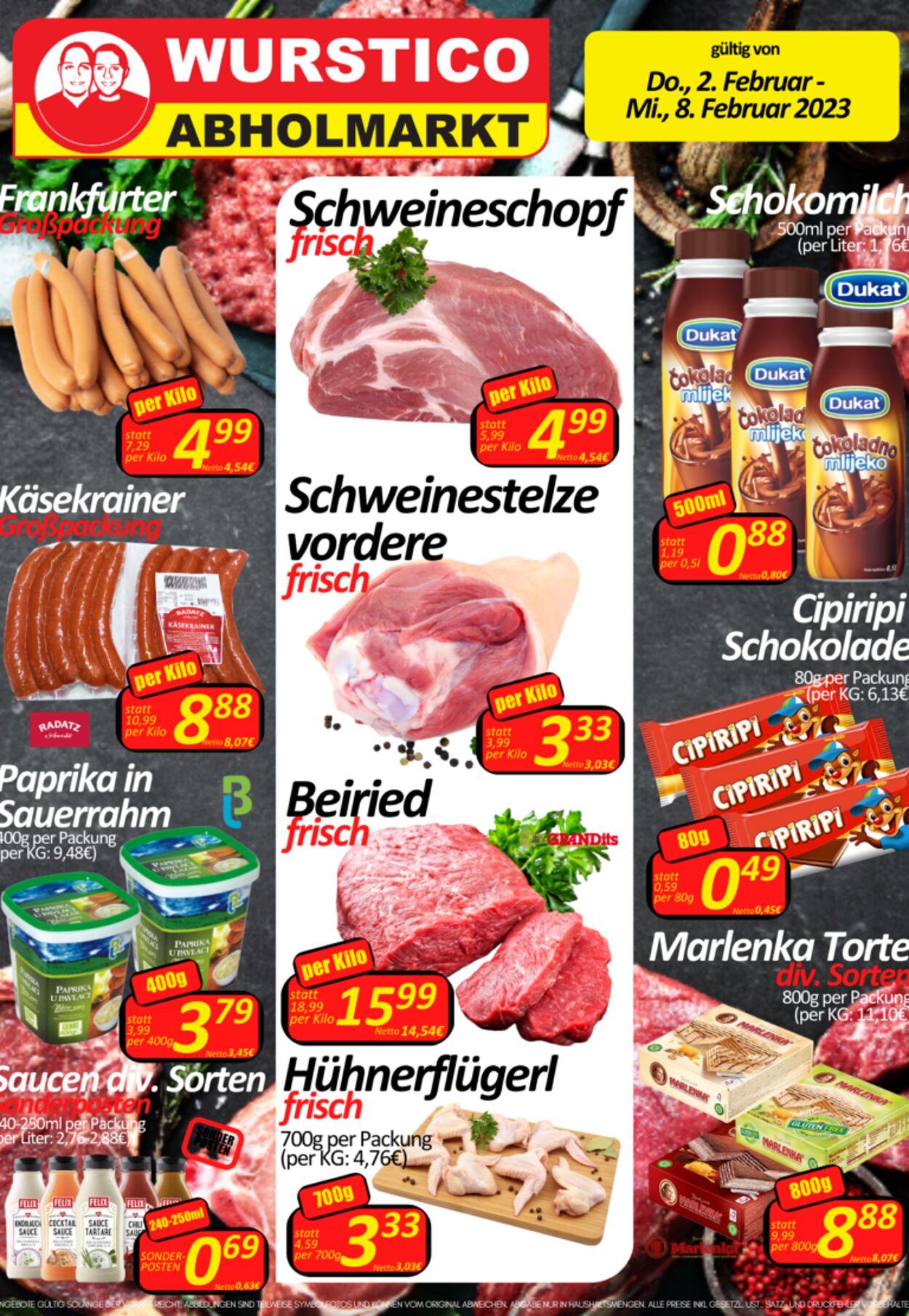 Prospekt Wurstico 02.02.2023 - 08.02.2023