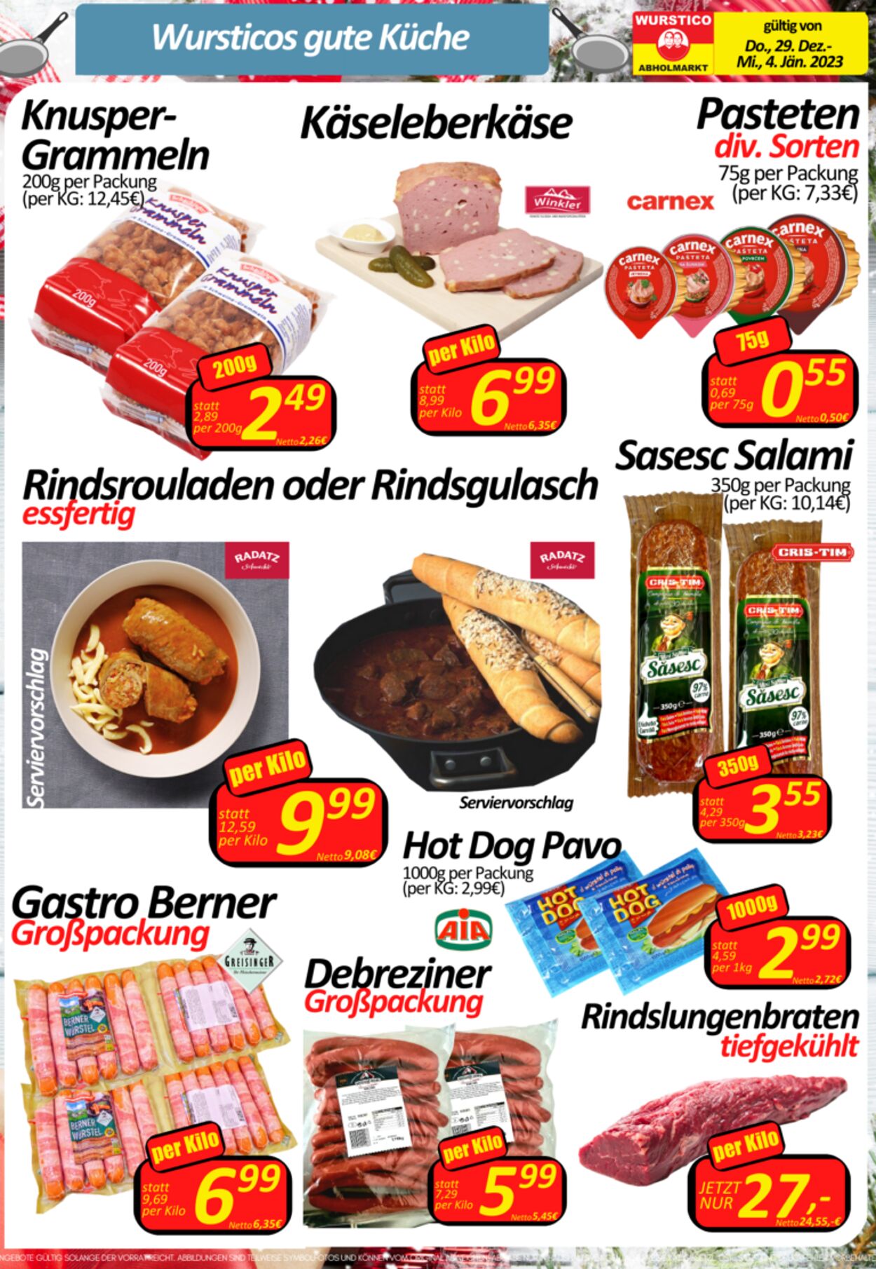 Prospekt Wurstico 05.01.2023 - 11.01.2023