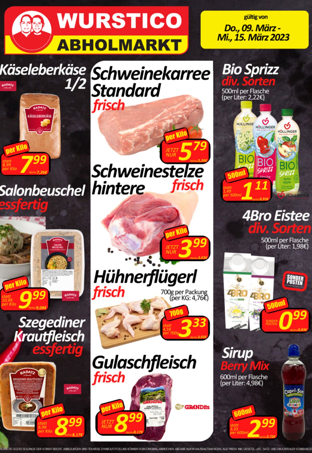 Prospekt Wurstico 16.03.2023 - 22.03.2023