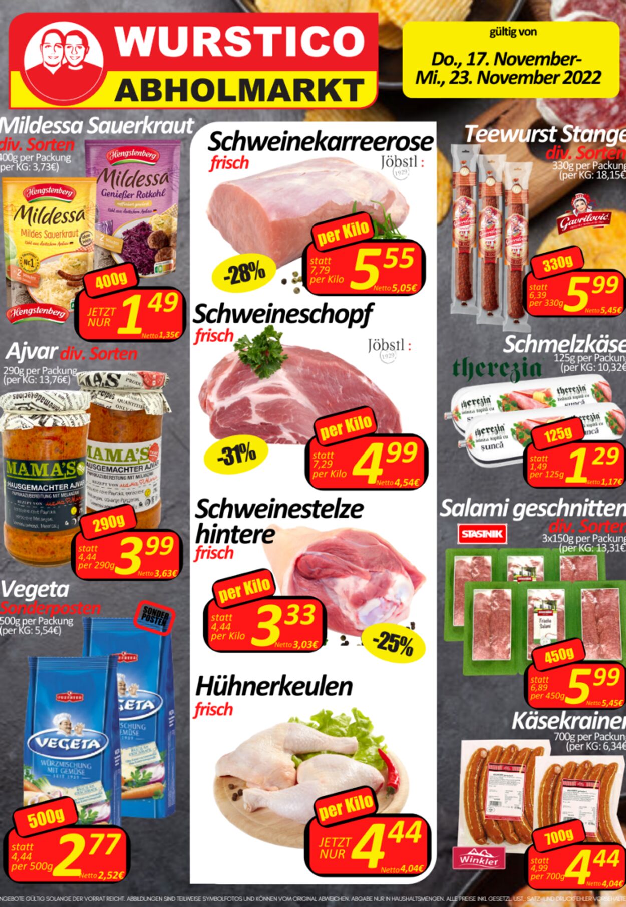 Prospekt Wurstico 17.11.2022 - 23.11.2022