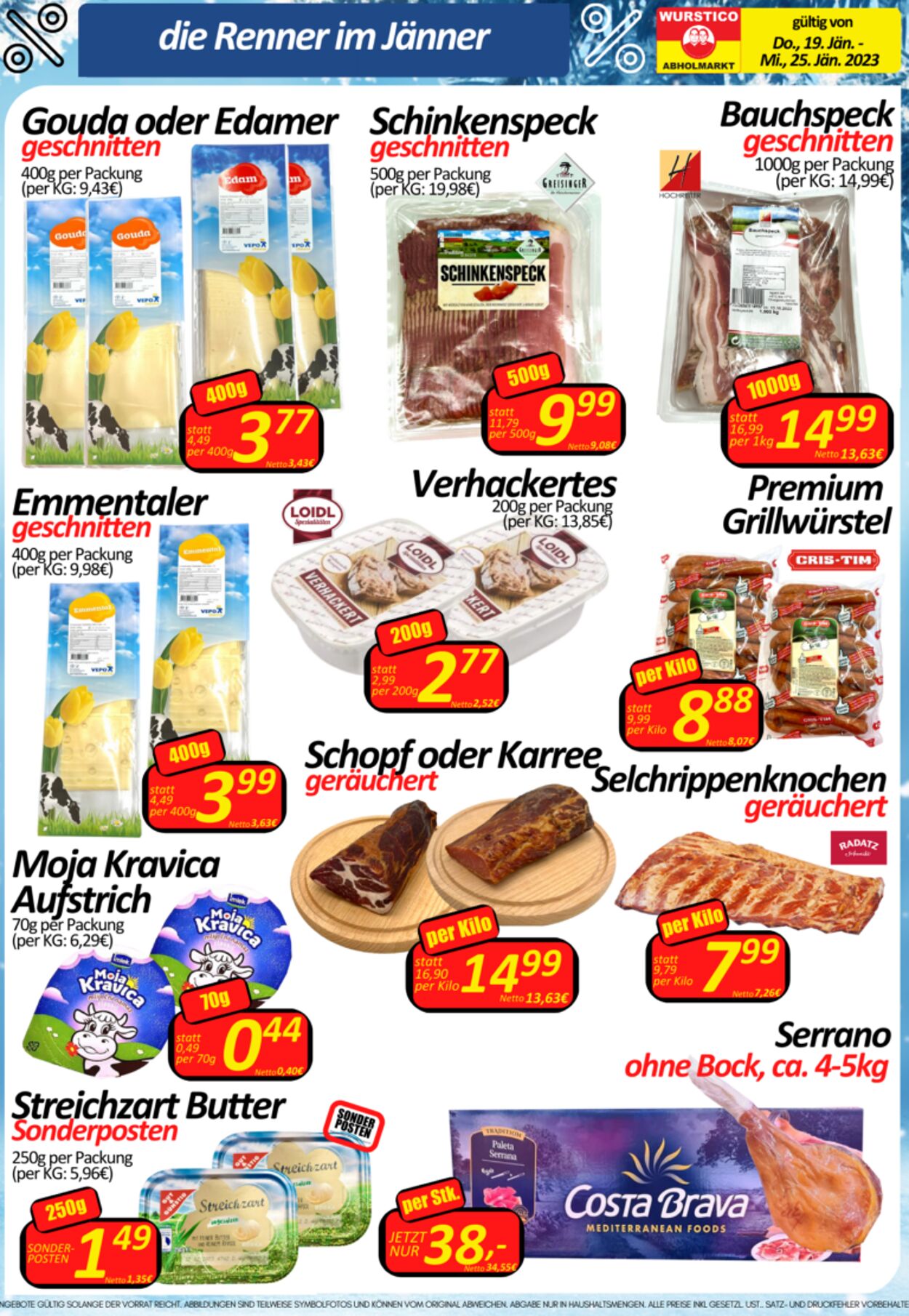 Prospekt Wurstico 26.01.2023 - 01.02.2023