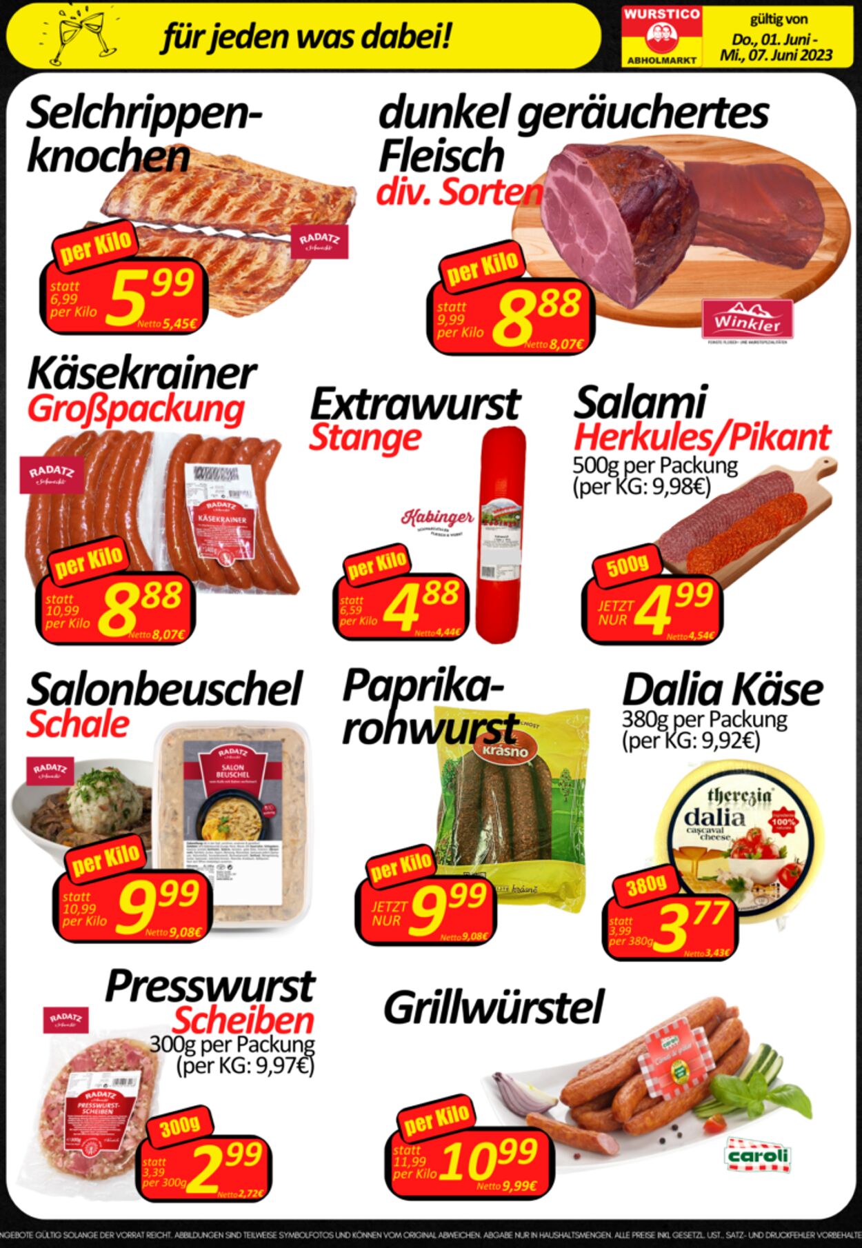 Prospekt Wurstico 01.06.2023 - 07.06.2023