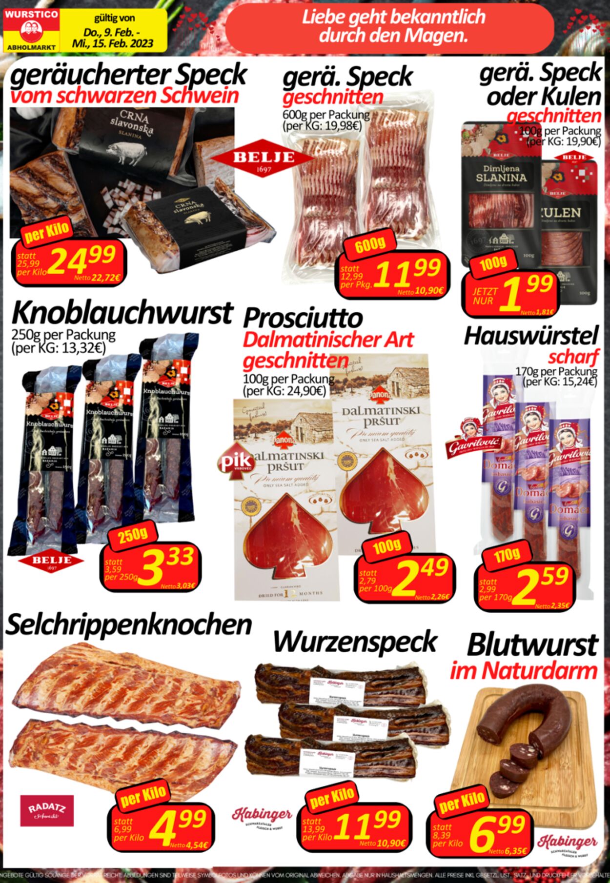 Prospekt Wurstico 09.02.2023 - 15.02.2023