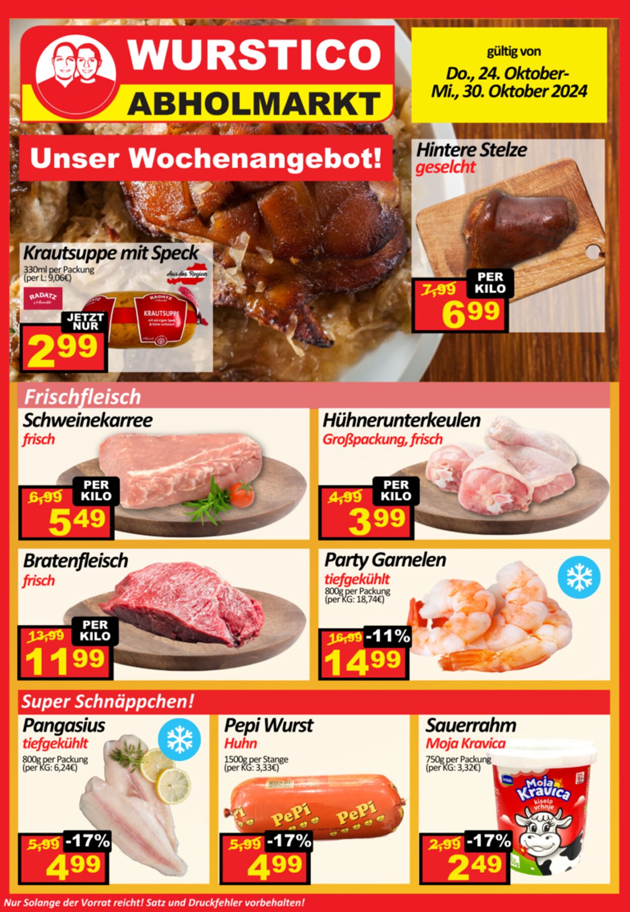 Prospekt Wurstico 23.10.2024 - 10.11.2024