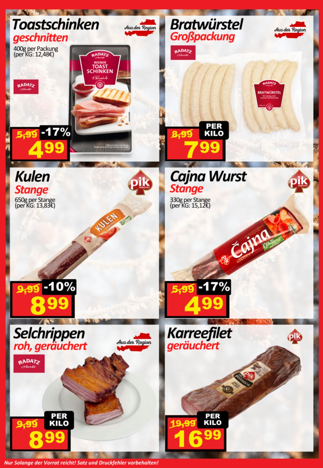 Prospekt Wurstico 28.11.2024 - 15.12.2024