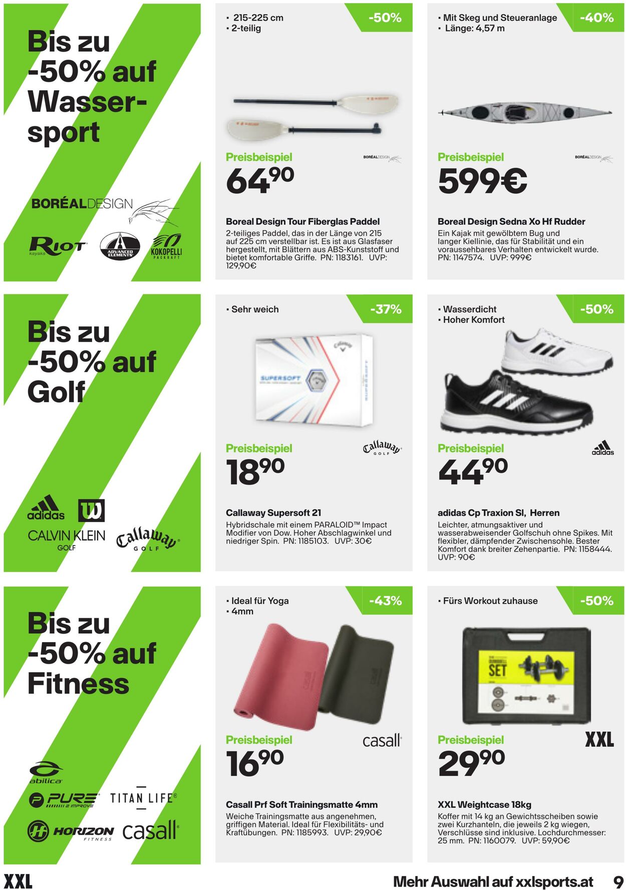 Prospekt XXL Sports 01.08.2022 - 06.08.2022