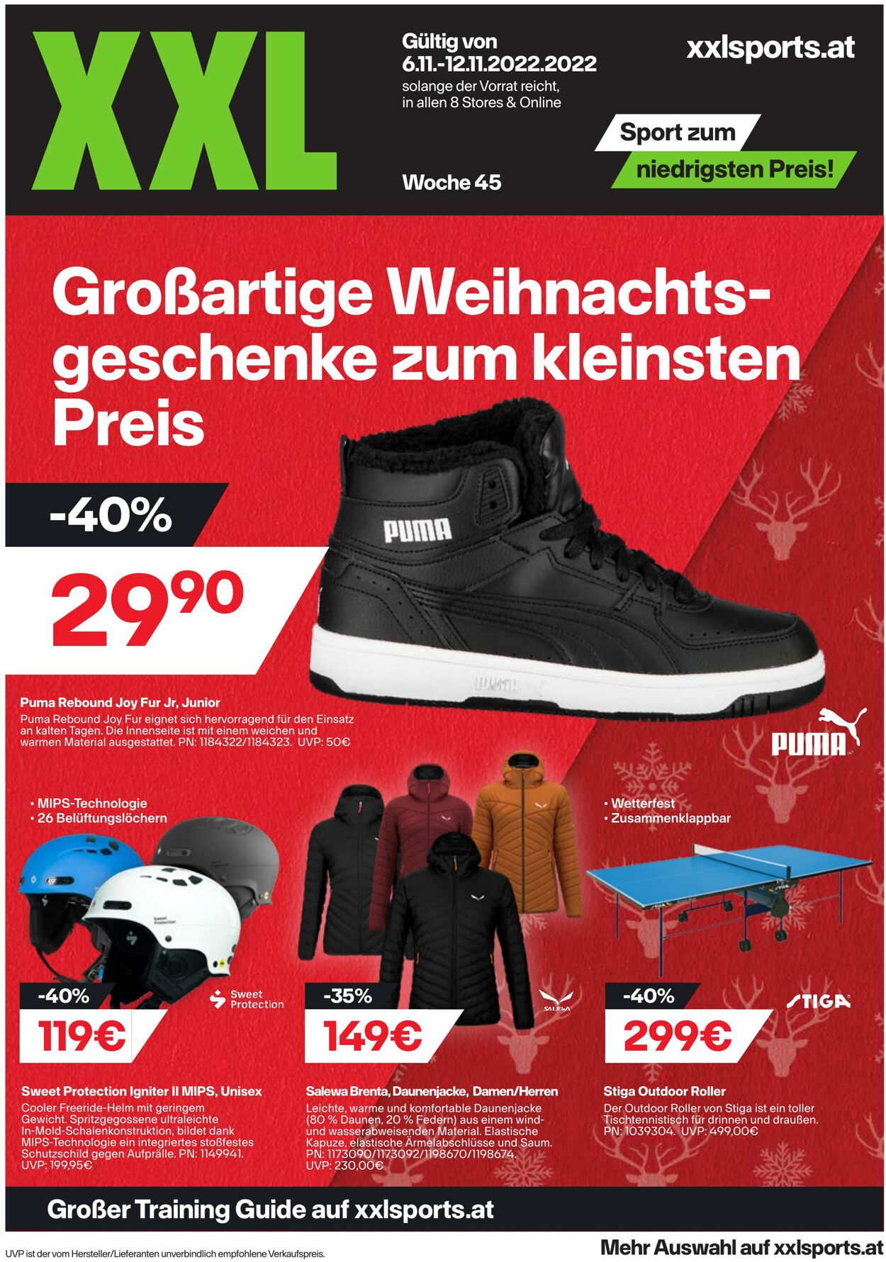 Prospekt XXL Sports 06.11.2022 - 12.11.2022