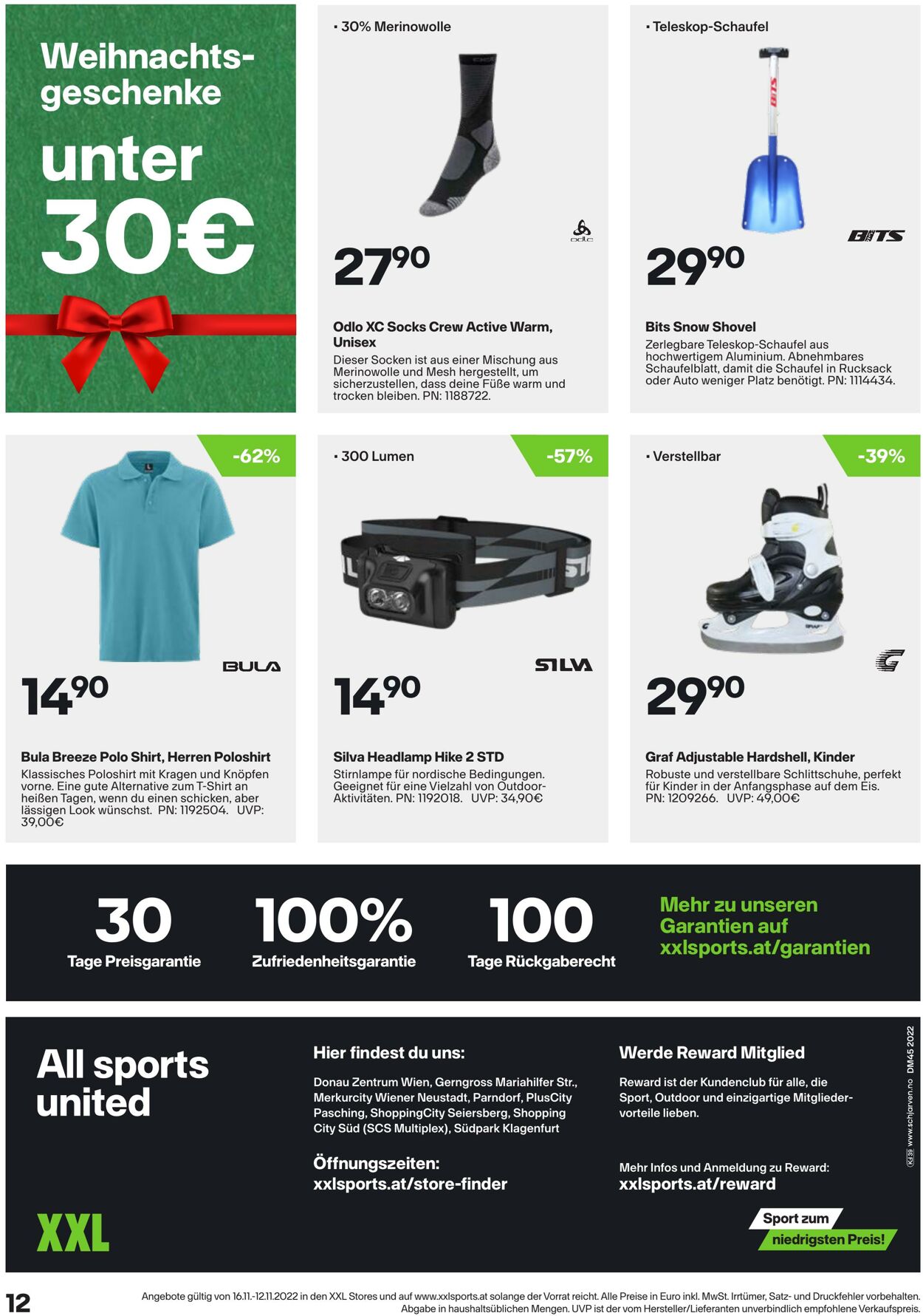 Prospekt XXL Sports 06.11.2022 - 12.11.2022