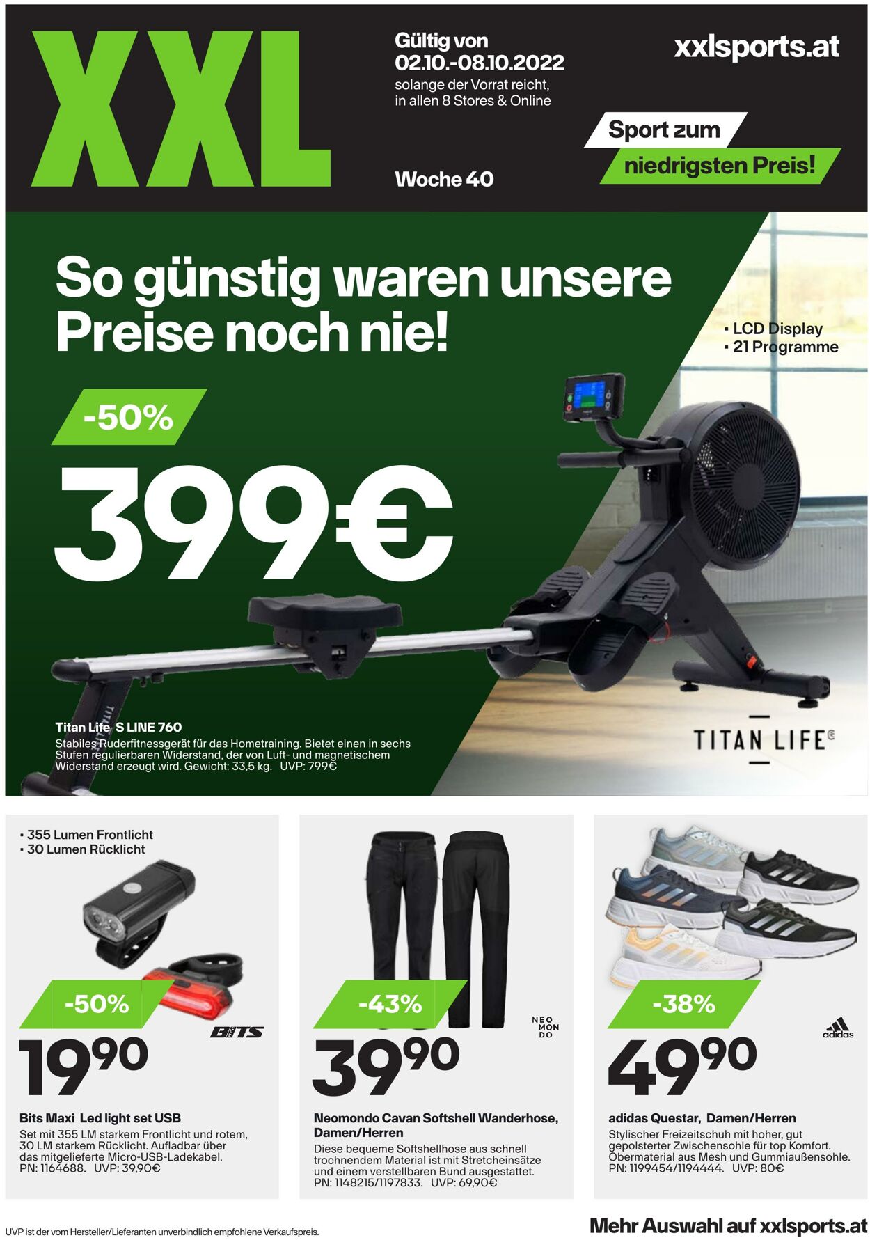 Prospekt XXL Sports 02.10.2022 - 08.10.2022