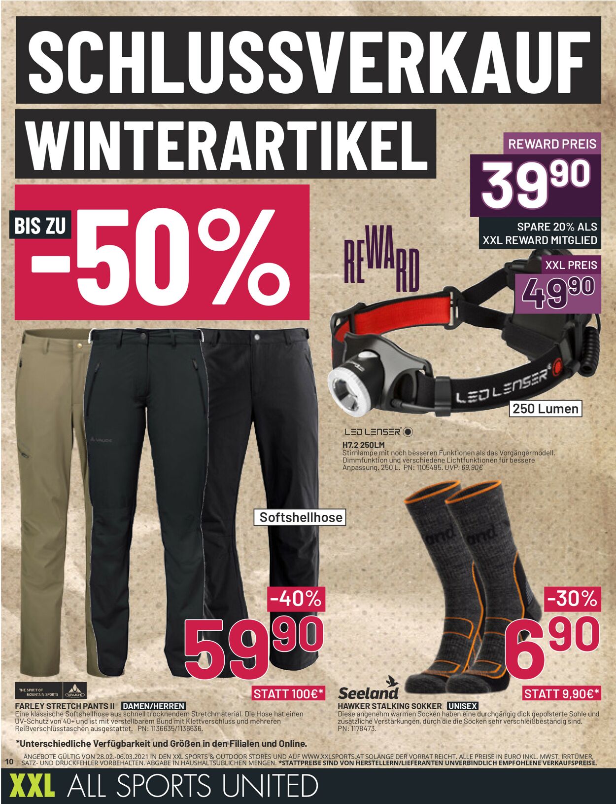 Prospekt XXL Sports 02.03.2021 - 06.03.2021