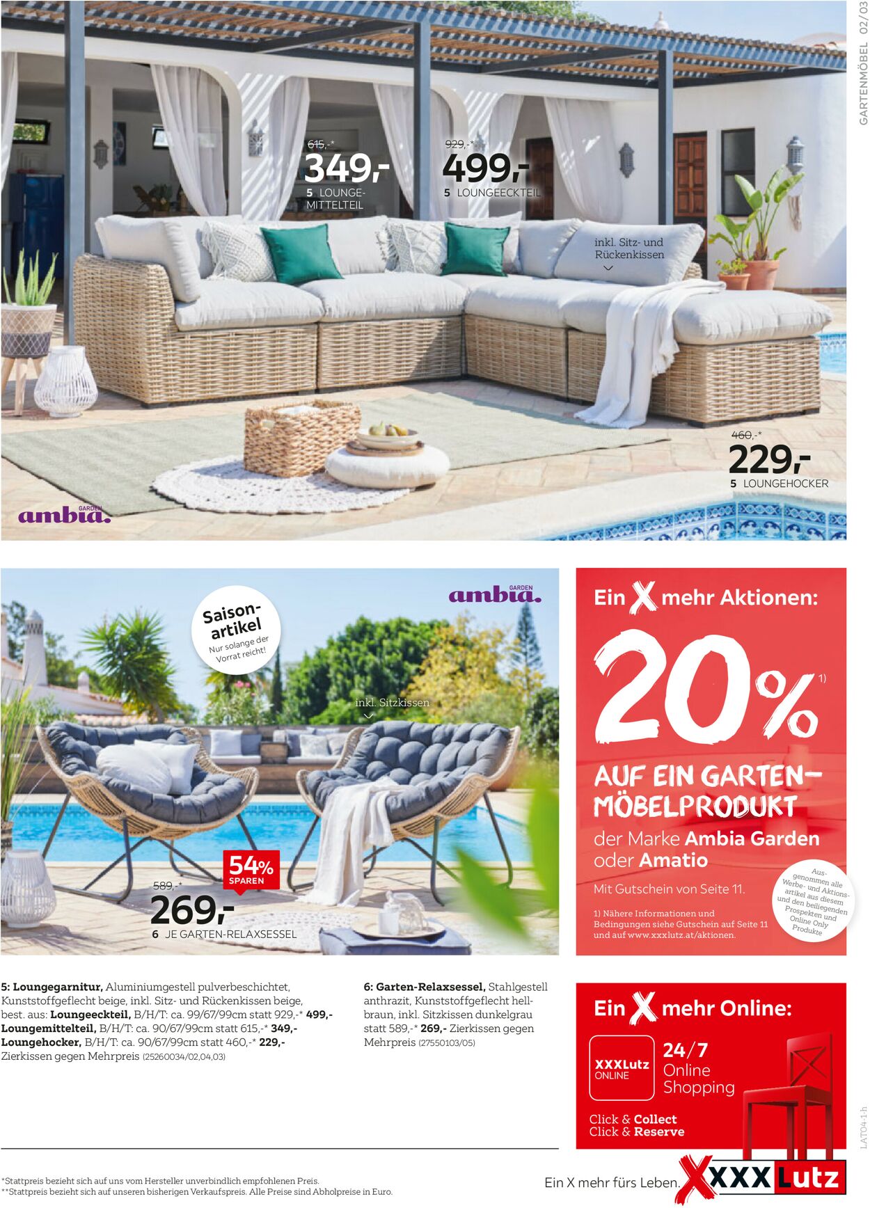 Prospekt XXXLutz 12.04.2021 - 24.04.2021