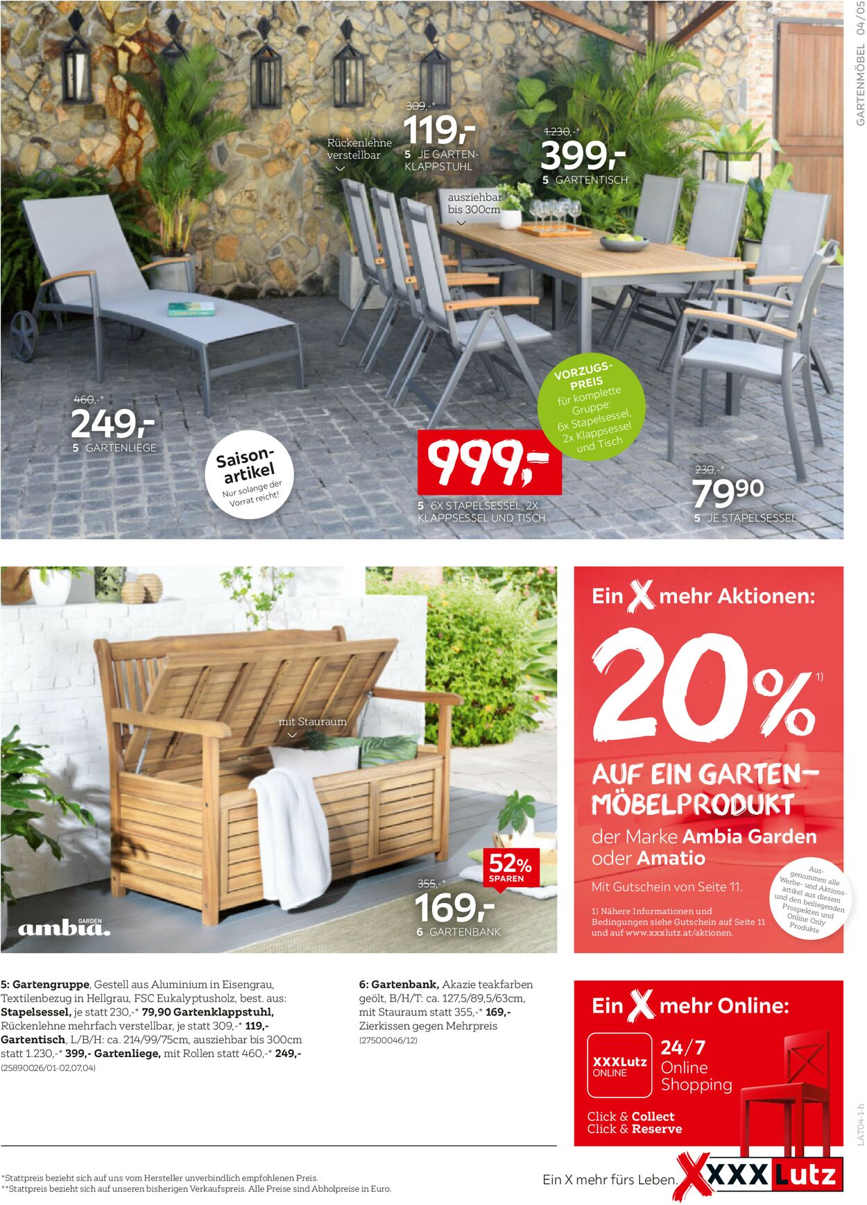 Prospekt XXXLutz 12.04.2021 - 24.04.2021